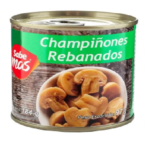 Hongos Champinon Sabemas Rebanados - 184 g